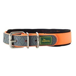 HUNTER Convenience Comfort Collar with Soft Neoprene, 60 cm, Neon Orange