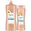 Suave Moroccan Oil Infusion Shine Shampoo 2-Size Bundle, Gentle Everyday