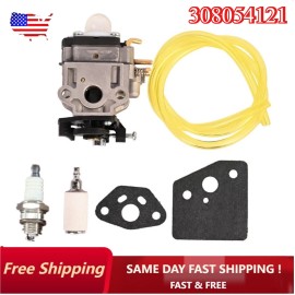 Unbranded New Carburetor Kit For RY25AXB 25cc Ryobi Gas Jet Fan Blower W/Gasket Fuel Line