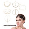 KGDUYC Pack of 6 Headpieces, Boho Headband Head Pearl Tassel