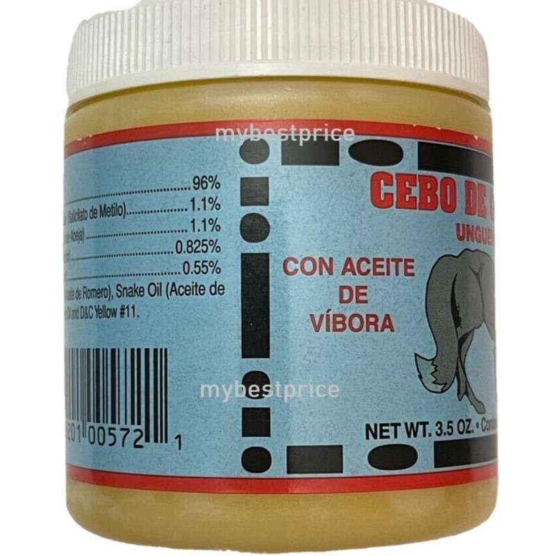 Locale Cebo de coyote unguento with snake oil for sore