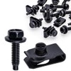 Rexka 10 Sets 1/4-20 Bolts & U Nut for GM