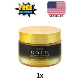 Radar Cosmetics ( 1 ) Radar Cosmetics 24K Gold Gel Facial Mask Brightens & Hydrates. 5 FL OZ.