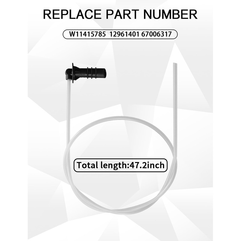 W11415785 Ice Maker Fill Tube Water Line Fit for Multiple