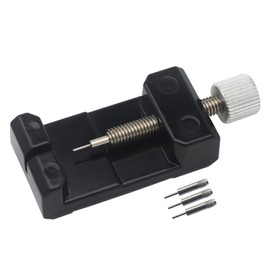 LYECUN Watch Link Removal Tool, 28mm Wider Design for Efficient Watch Metal Bracelet Removal, with 3 Spare Thimbles