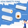 Nuogo 120 Pcs 4 Inch Foam Paint Roller Mini High