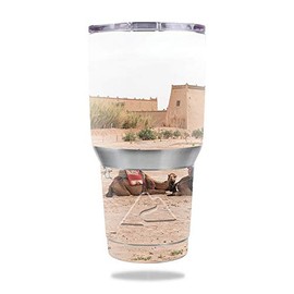 MightySkins Skin Compatible with Ozark Trail 30 oz Tumbler - Single File Camels | Protective, Durable, and Unique Vinyl Decal wrap Cover | Easy to Apply, Remove, and Change Styles | Made in The USA