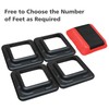 Adjustable Height Step Aerobic Platform 4-Riser Set Exercise Stepper Trainer
