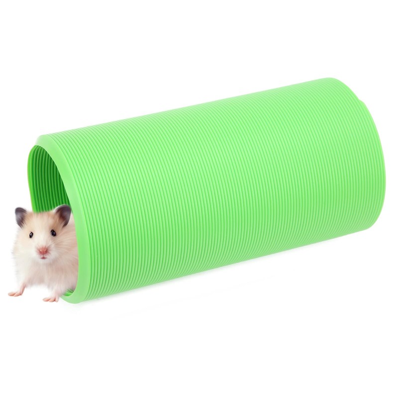 Retractable Small Animal Play Tunnel Toy for Mink Guinea Pig