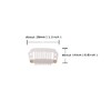 24 pcs/lot 28mm 8-teeth Metal Wig Clips Wig Hair Extension