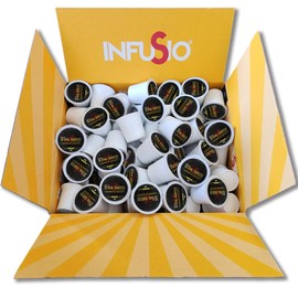 InfuSio Coffee Pods 96 count Viennese Roast Dark Roast Single Serve Coffee Pods for Keurig K Cups Brewers – InfuSio Revival Roaster Gourmet Roasted Coffee Keurig 2.0 Compatible
