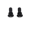 Acoustic Guitar Black ABS End Pin with White Dot for