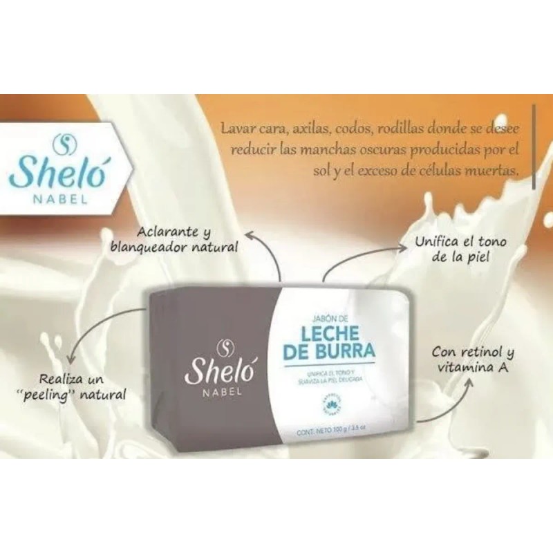 Concha Nácar + Jabón Leche De Burra Antimanchas Sheló Nabel
