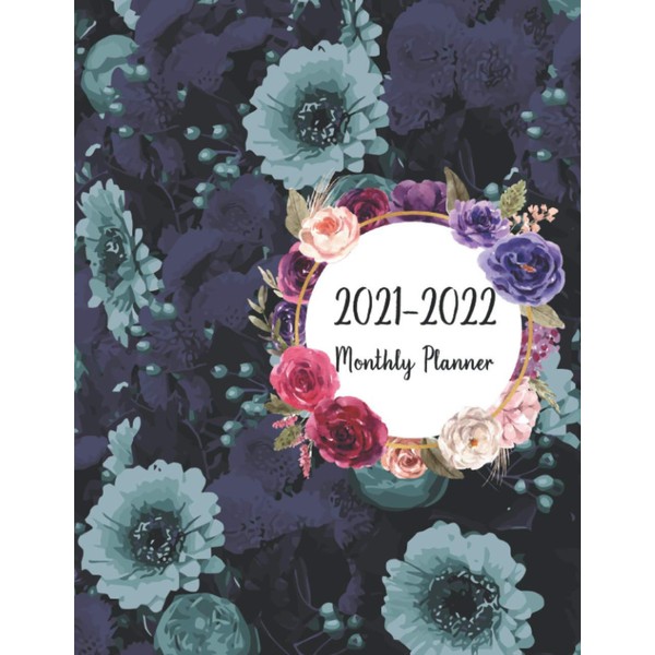2021-2022 Monthly Planner: 24 Months Agenda Planner with Holiday weekly