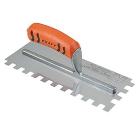 Kraft Tool ST401PF 1/8" x 1/8" x 1/8" Square-notch Trowel w/ProForm Handle