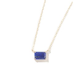 El and Co K10 Yellow Gold Lapis Lazuli Necklace 63-8172, Yellow Gold, Lapis Lazuli