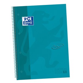 Oxford 936137 - Extrahard Cover Blue Notepad A4 Size 80 Sheets