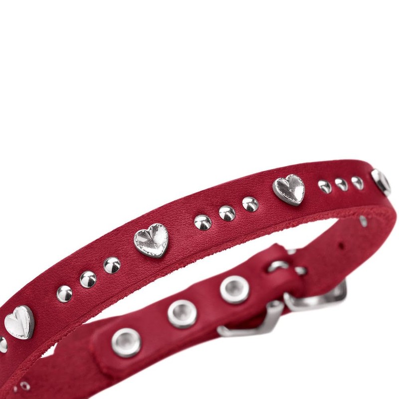 Aalborg Hearts Collar Red Size 32