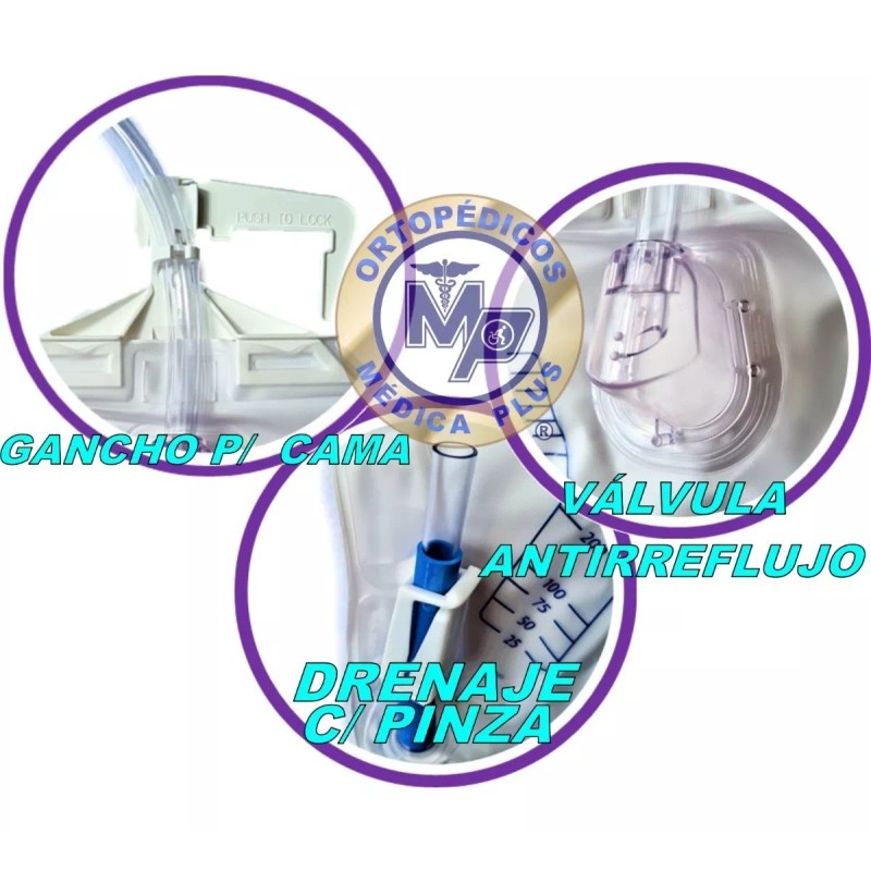 Covidien Bolsa Recolectora Para Orina Dover 2 Litros Valvula P