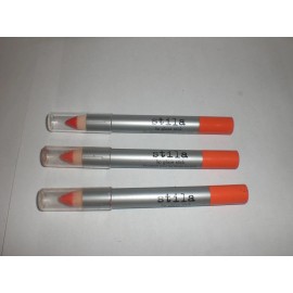 STILA SET OF 3 STILA PEACH LIP GLAZE STICK FULL SIZE NEW NO BOX