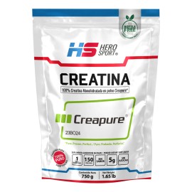 Hero Sport Creatina Monohidratada Creapure 750g 100 Pura Sabor
