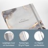 paper&you® A5 Address Book with Index A-Z [Grey Marble] Book