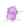 Abaodam 18pcs Glow Dark Mini Resin Figurines Cute Luminous Animal