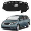IIKSDII Dashboard Cover Mat for to-yota Sienna 2015 2016 2017
