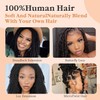 Afro Kinkys Bulk Human Hair 50g/Pack Braiding Hair for Dreadlocks