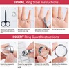 Silicone Ring Size Adjuster for Loose Rings, 104-Piece Invisible Ring