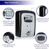 DSL Key Safe Wall Mounted, Waterproof Outdoor 4 digit Combination