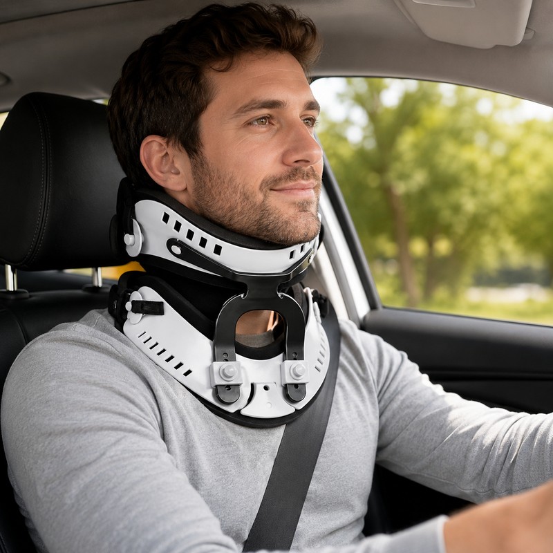 Adjustable Neck Support Brace for Daily Comfort – Cervical Collar