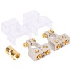 Positive Negative Battery Terminals Connector 0/4/8/10 Gauge Terminal Clamp with