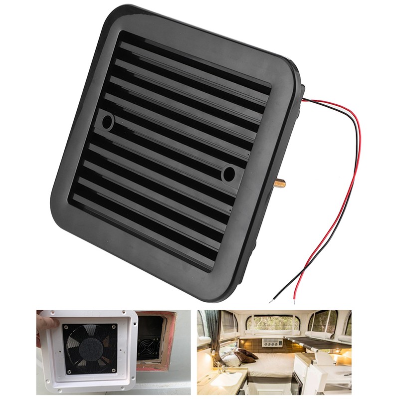 12V 4W Cooling Fan with Shutters Vent One‑Way Side Strong