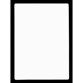 CleverDelights White Plastic Cards - 5" x 7" - 100 Pack - Waterproof Heavy Duty 5x7 Inch Card