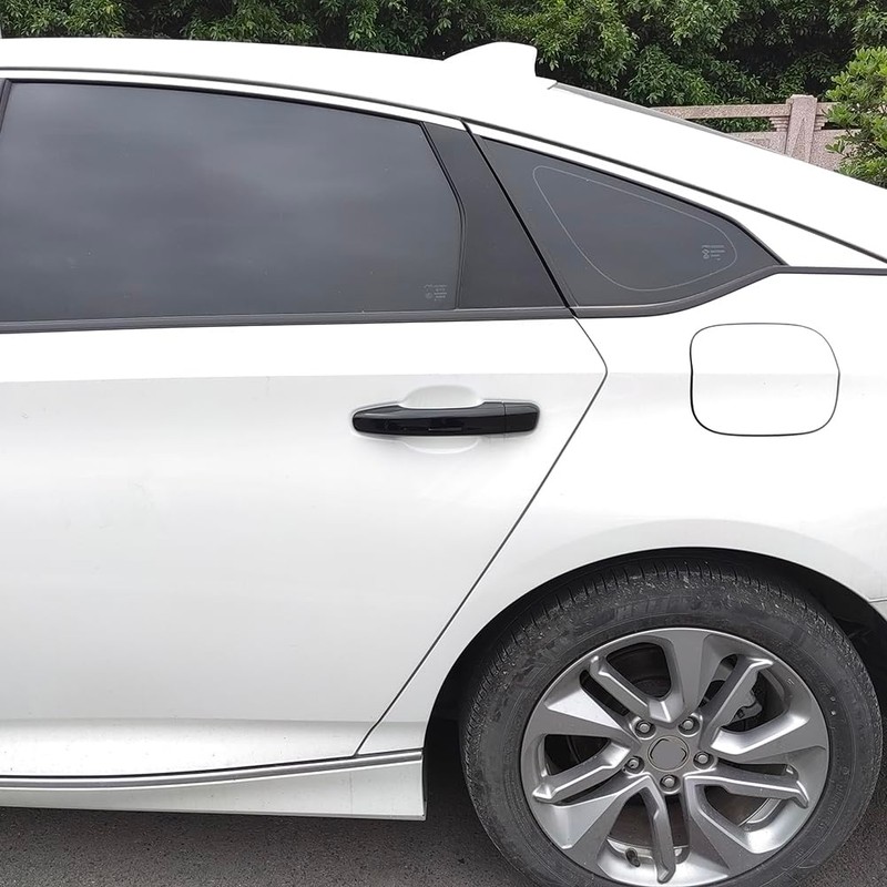 AOKIO Glossy Black Exterior Door Handle Cover Trim for Honda