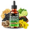 14in1 Mullein Liquid Drops with Mullein, Elderberry, Sea Moss, Spirulina,