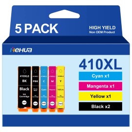 For Epson 5-Pack 410XL T410XL Ink Replacement For Epson XP-830 XP-630 XP-7100XP-530 XP-635