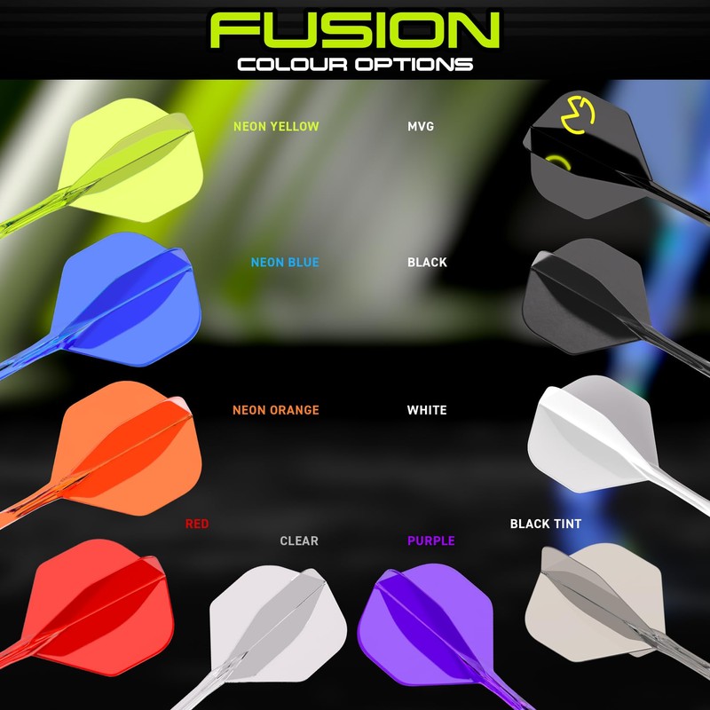 WINMAU Darts Fusion Integrated Flight & Shaft System - No.2