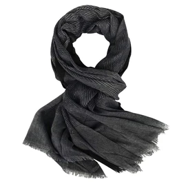 DAMILY Men's Scarf, Large, Autumn/Winter, Men's Scarf, Cotton, Shawl, Medium Thick, Warm, Cooling & Cold Protection, Respect for the Aged Day, 78.7 x 31.5 inches (200 x 80 cm), Black & Navy, Black