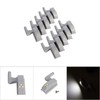 TOPINCN 10 x Light Hinges, Warm/Cold White LED Light Sensor,