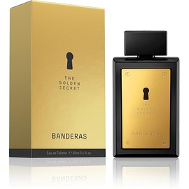 Banderas Perfumes - The Golden Secret - Eau de Toilette Spray for Men - Long Lasting - Masculine, Casual and Elegant Fragrance - Mint, Apple and Spicy Notes - Ideal for Day Wear - 1.7 Fl Oz