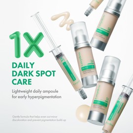 Easydew DW-EGF Melatoning Ampoule 1X - Hydrating Dark Spot Serum with Niacinamide & Glutathione for Uneven Skin - Fast Absorbing Day & Night Ampoule Korean Skin Care (Pump 0.27 fl oz, EGF 1X)