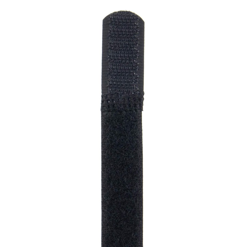 10x Velcro Cable Ties 150 x 16 Black Velcro/Velcro on