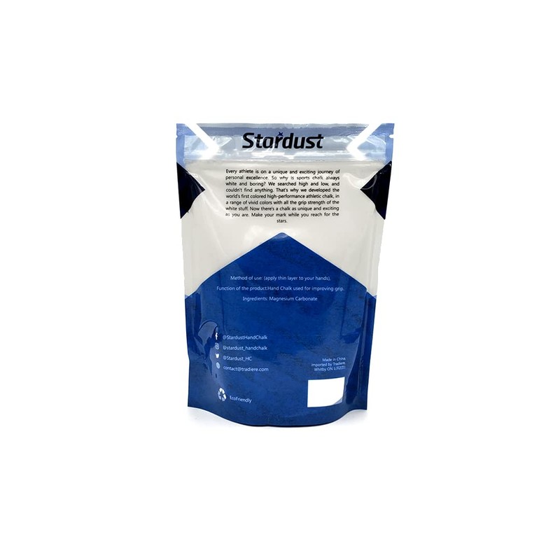 Stardust Hand Chalk,Refillable Chalk Ball 2.5oz,100% Magnesium Carbonate White
