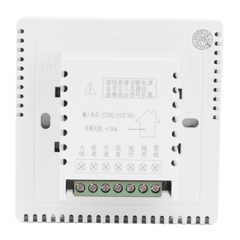 AC220V Intelligent LCD Thermostat Fan Coil Temperature Controller Air Conditioning