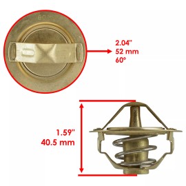 Caltric Thermostat for Kawasaki Ninja ZX-6R ZX636 2003 2004 2005 2006 2013 2014 - 2020