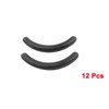 24 Pcs Black Rubber Makeup Tool Eyelash Curler Replacement Pads