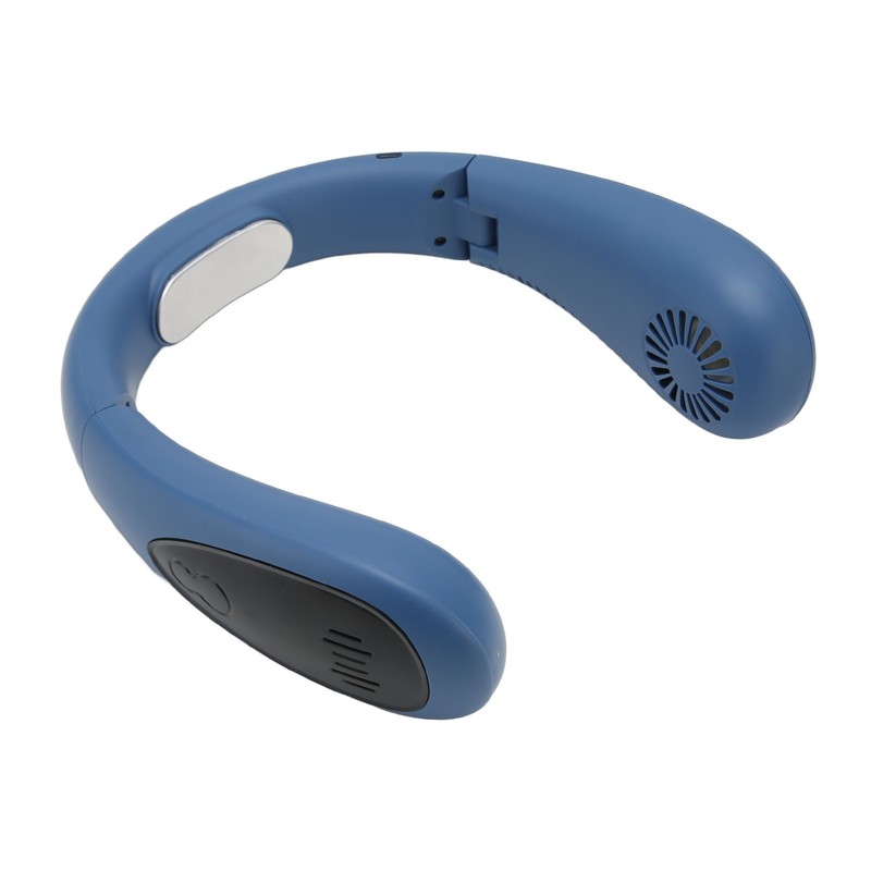 Bladeless Neck Fan USB Charging LED Digital Display 3 Speeds
