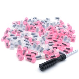 SYCZIOHU 100 Pcs Tire Repair Rubber Nail Vacuum Tire Repair Kit Quick Repairs Tool with Screwdriver for car Motorcycle (2 Size)